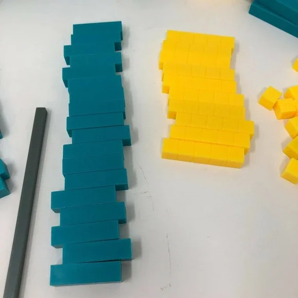 Math Manipulative Student Block Set Algebra Lab 103 Pieces Activity Homeschool - Picture 8 of 11